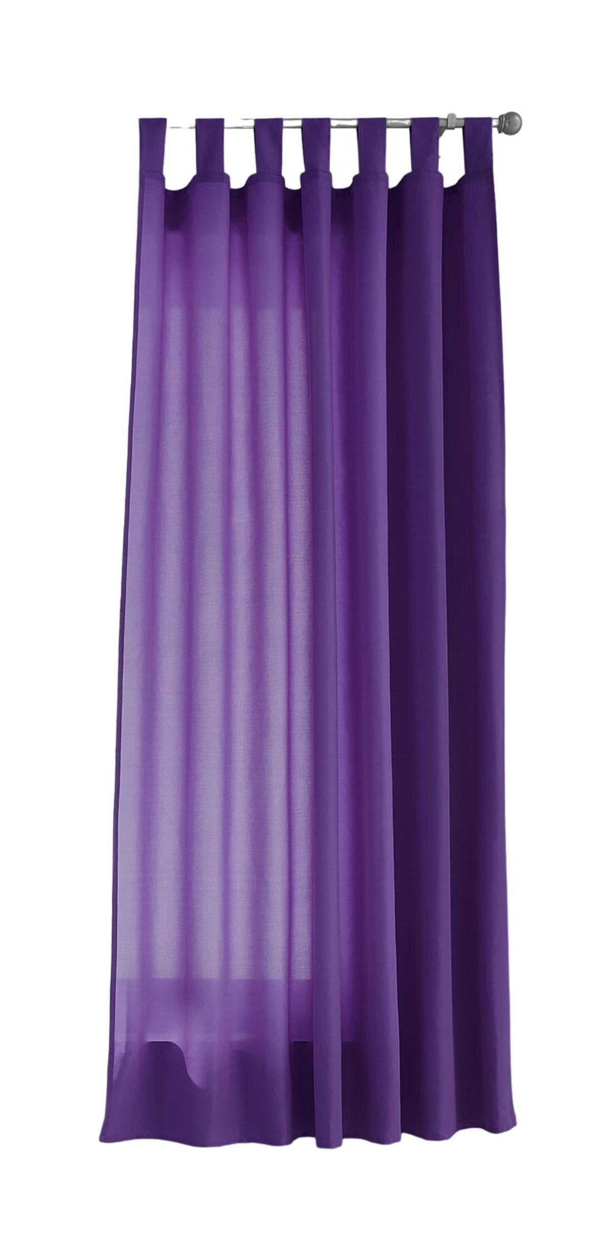 VORHANG POTSDAM HxB 175x140 cm Lila - Lila, Textil (140/175cm) - Gardinenbox