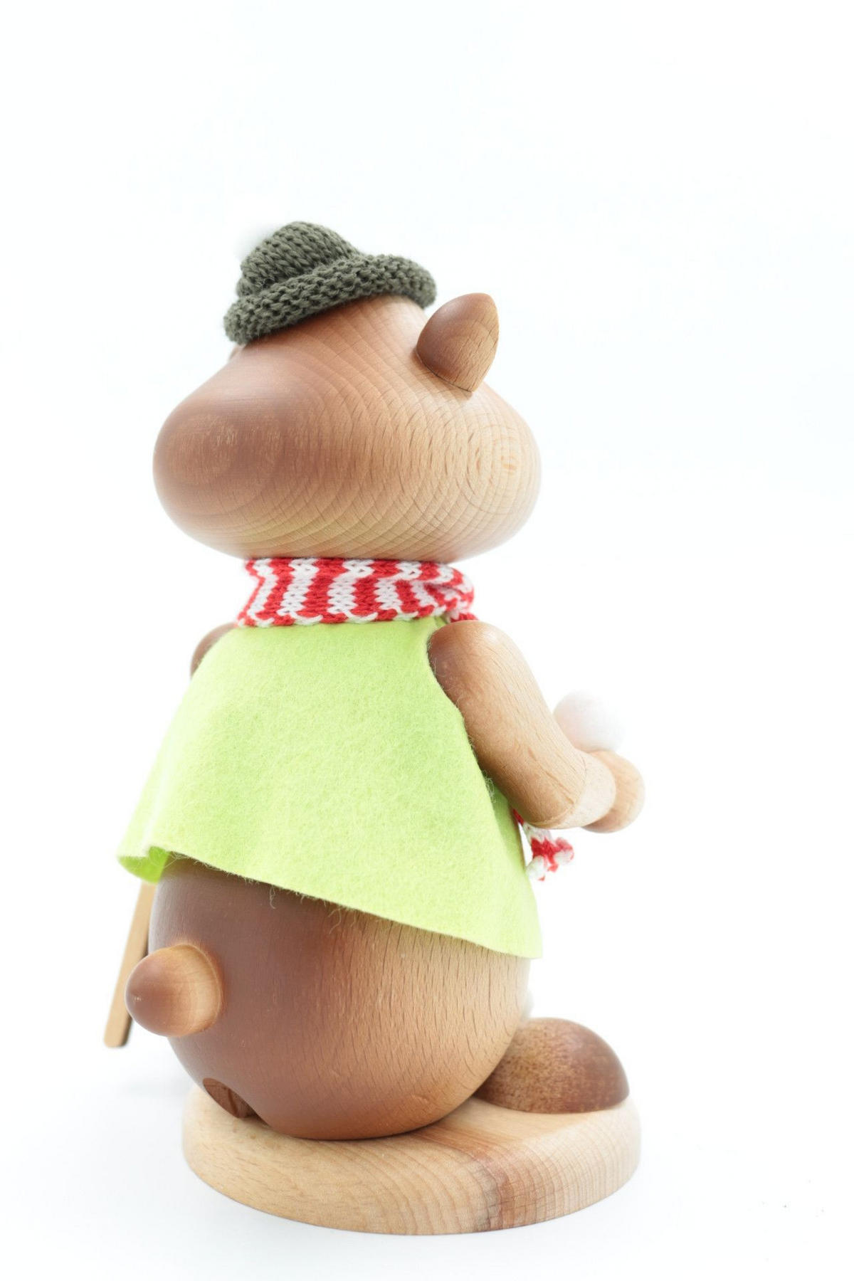 RAUCHFIGUR Hamster Rodler 18 cm - Multicolor, Holz (12/18/0.1cm)