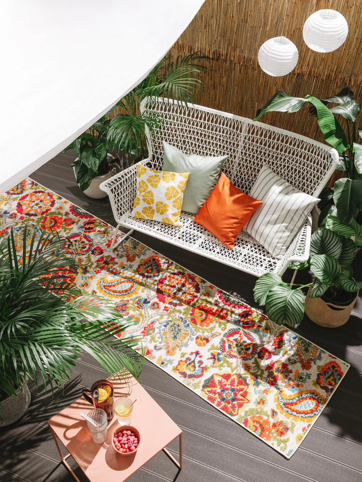 OUTDOOR-LÄUFER Noelia 70/240 cm - Multicolor, Kunststoff (70/240cm) - benuta Nest