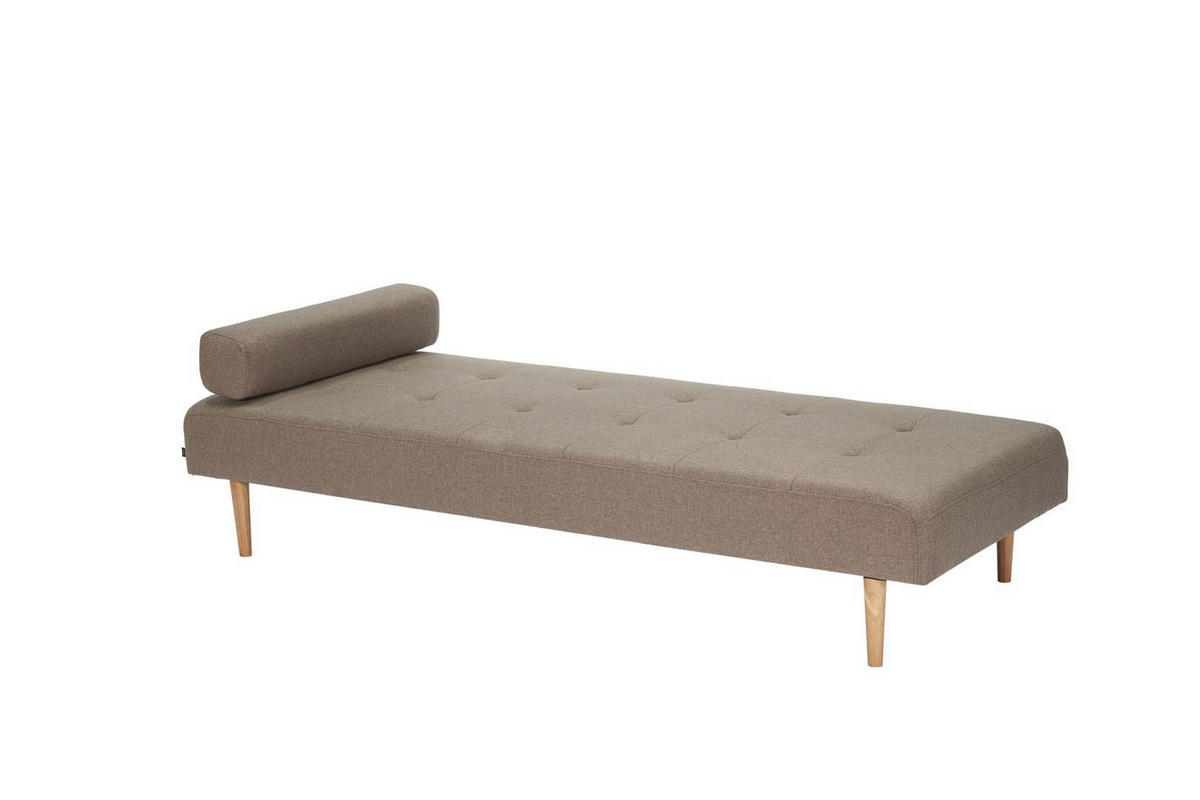 RÉCAMIERE stoff braun - Braun, Textil (200/38/80cm) - ebuy24