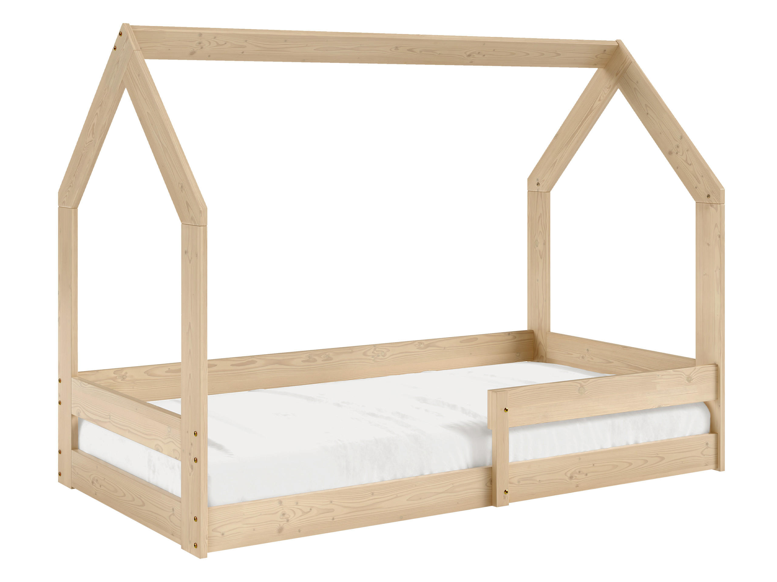 HAUSBETT Pola - Kieferfarben, Holz (80/160cm) - MIRJAN24