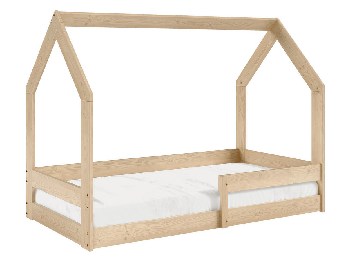HAUSBETT Pola - Kieferfarben, Holz (80/160cm) - MIRJAN24