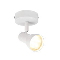 DECKENLEUCHTE Letcher 13.5/8/9cm - Weiß, Metall (13.5/8/9cm) - Nettlife