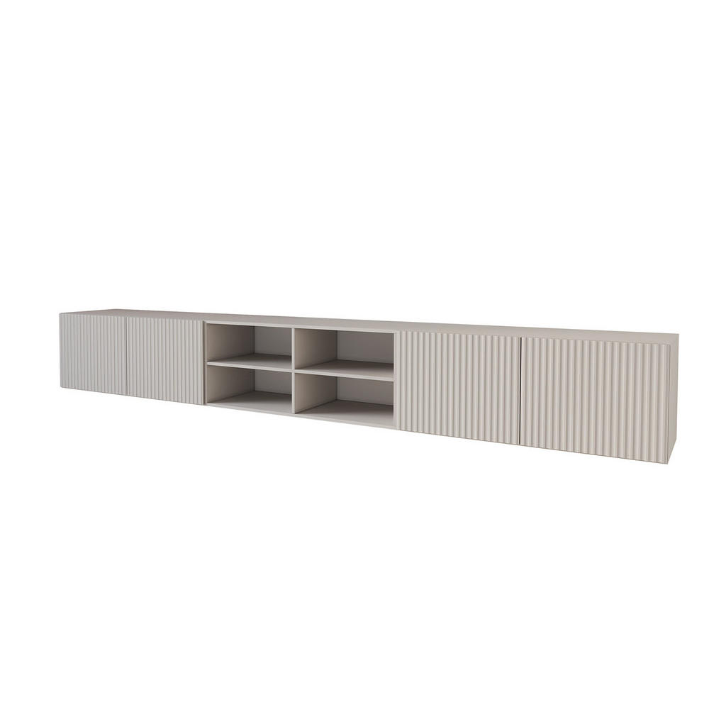ALTDECOR NÍZKÁ komoda NOA-2-W 3x100x40x40 cm – kašmír