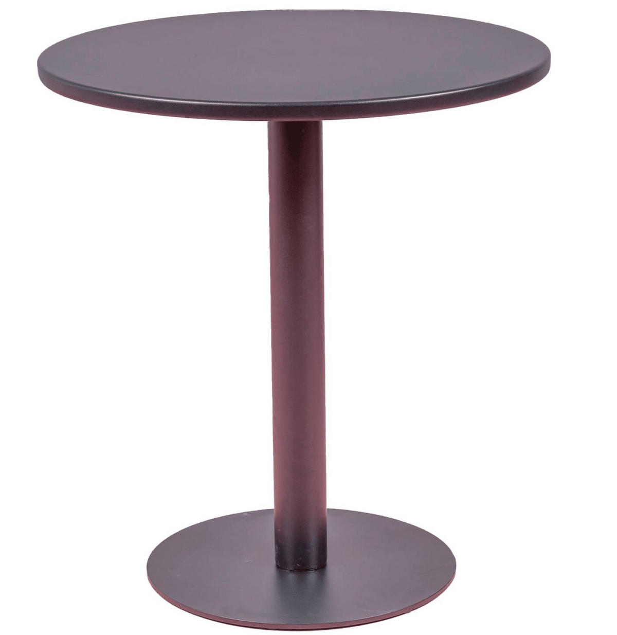 STEHTISCH Rund Schwarz 70/70/77 cm - Schwarz, Metall (70/70/77cm) - Nest Dream