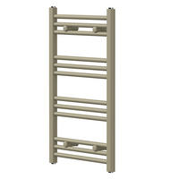 RUČNÍKOVÝ radiátor 500 x 800 mm, béžový, rovný s bočním připojením - béžová, kov (50/80/3cm) - LuxeBath