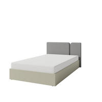 JUGENDBETT Luis in Eukalyptus und Eiche – Jugendbett (Liegefläche 120×200 cm) - Grün, Holzwerkstoff