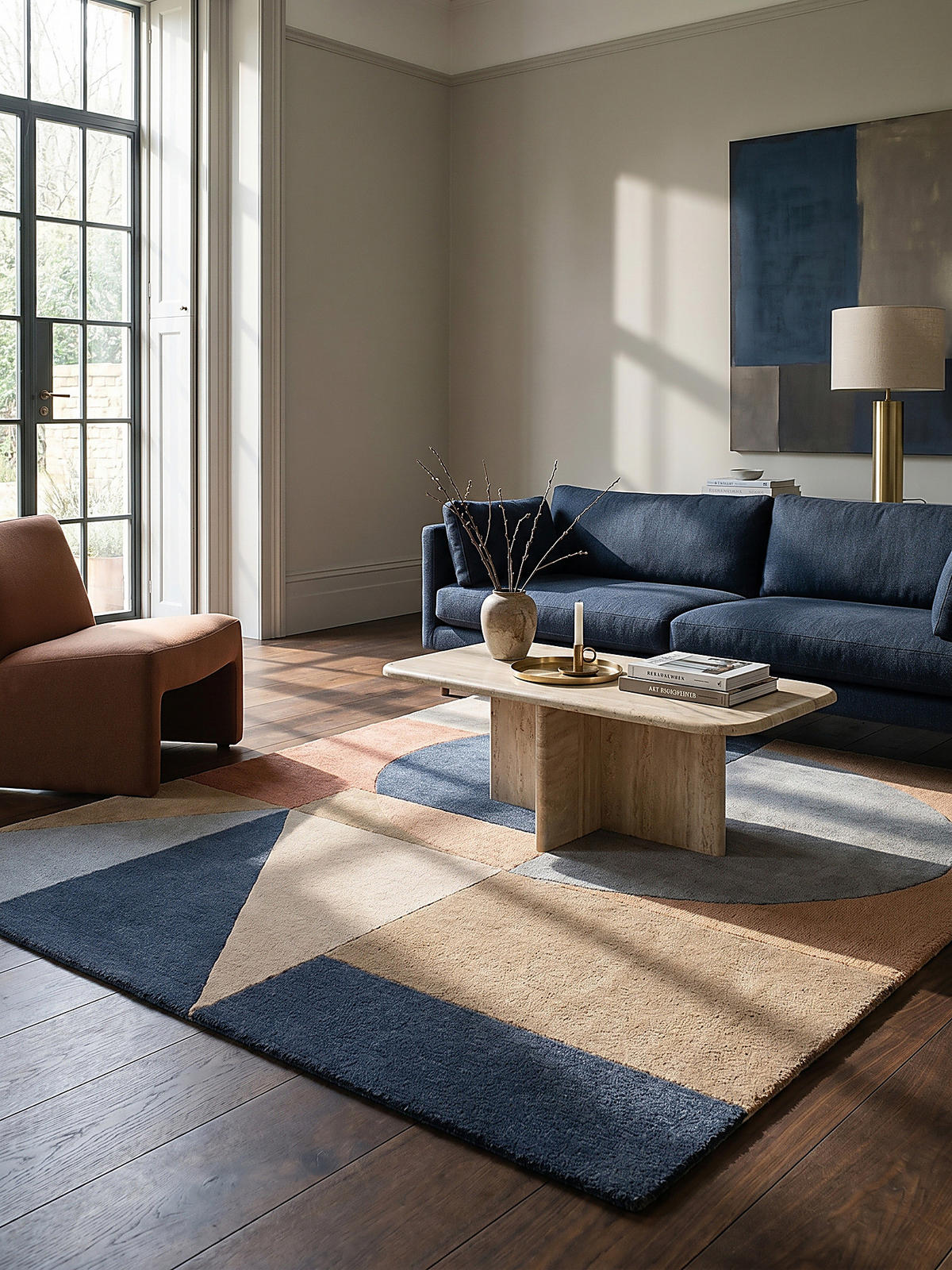 WOLLTEPPICH Geo-Design, mehrfarbig DEBEN COLE, Multi 200x290 cm - Multicolor, Textil (290/200cm) - KADIMA DESIGN
