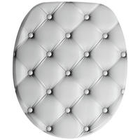 WC-SITZ mit Absenkautomatik Comfort - Grau, Holzwerkstoff (38/6/47cm) - Sanilo