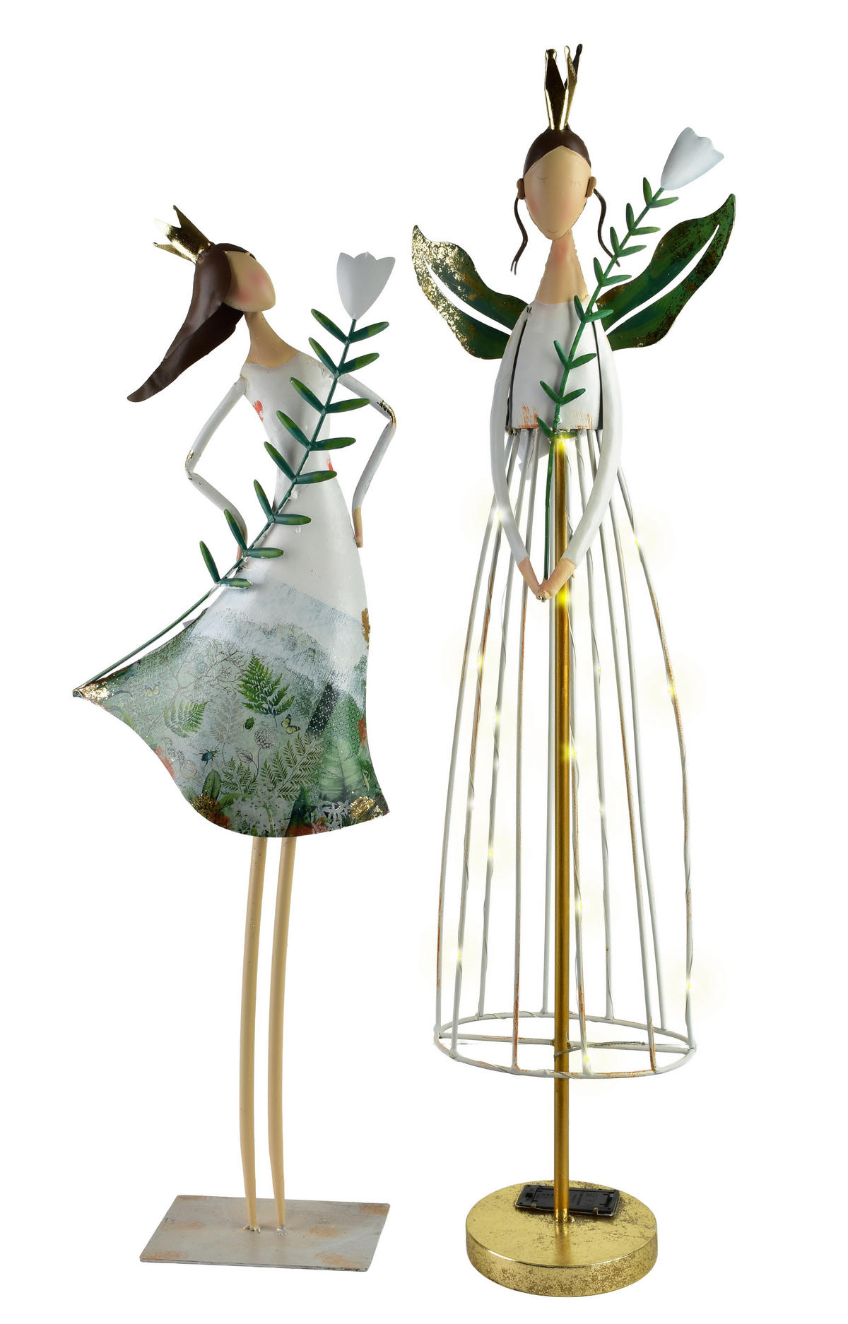 DEKOFIGUR Lydia gold 23/13/80 cm Metall - Goldfarben, Metall (13/80/23cm) - Mondex