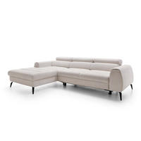 ECKSOFA JAZZ Beige 270x184x93 cm - Beige, Textil (270/184cm) - FURNLUX