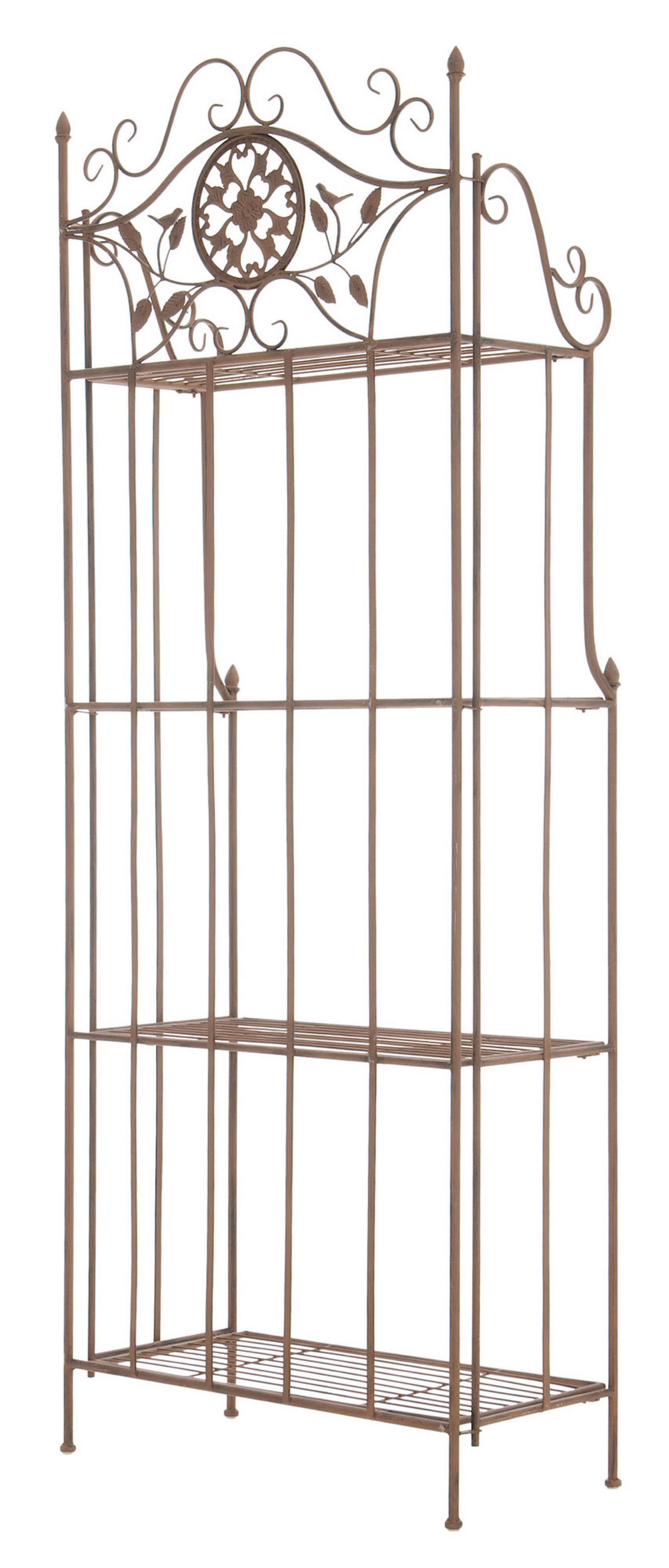 STANDREGAL Florenz antik braun - Braun, Metall (66/175/32cm) - TPFGarden