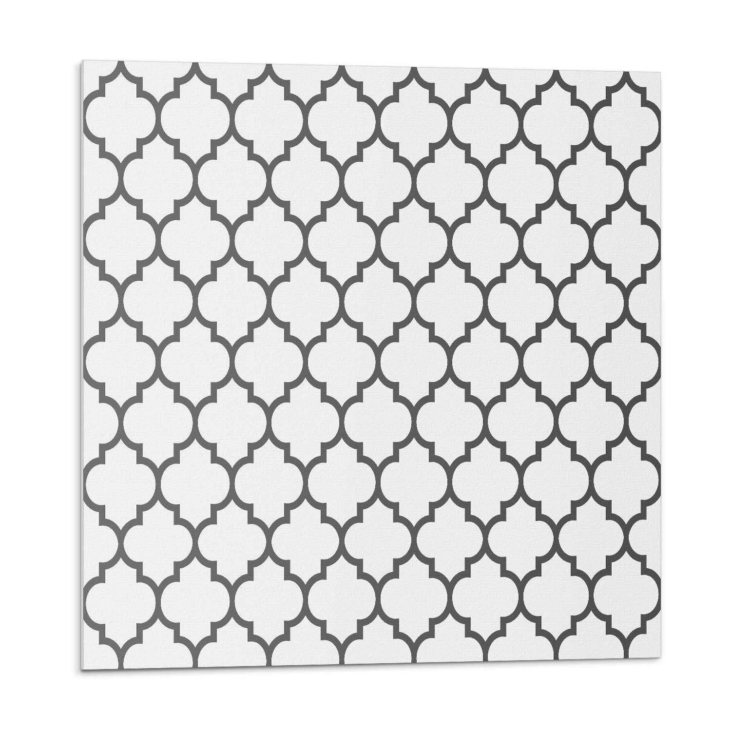 Wallfluent Wandpaneel Schwarz 50x1.6x50 cm