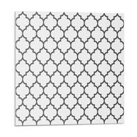 WANDPANEEL 9 Stück 30x30 cm selbstklebend Jornisse - Schwarz, Kunststoff (30/1.6/30cm) - Wallfluent