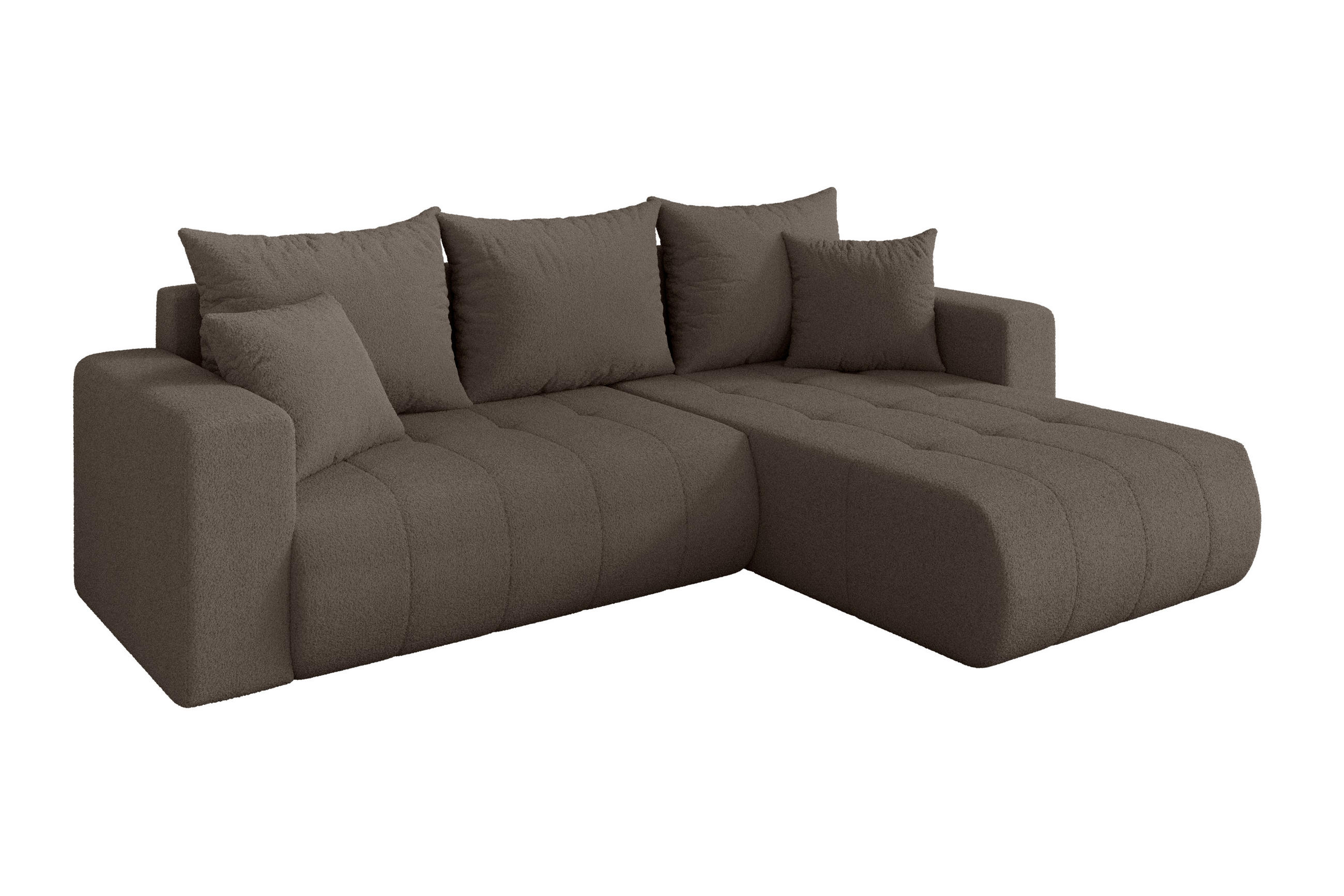 Altdecor Ecksofa Braun 277x194 cm