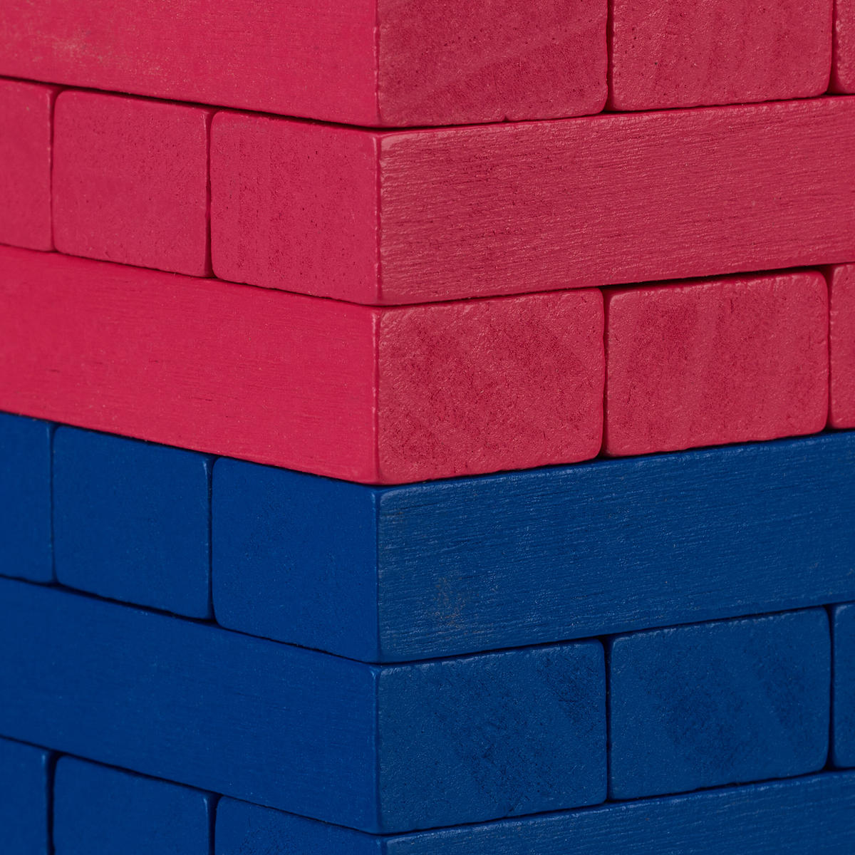 WACKELTURM - Multicolor, Holz (7.5/7.5cm) - Relaxdays