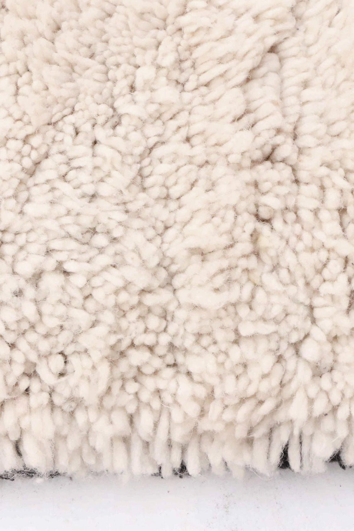 BERBERTEPPICH aus Marokko aus reiner Wolle 140x 200 cm - Beige, Naturmaterialien (140/200cm) - AFK Living