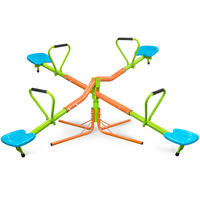KINDERWIPPE 4-Sitzer Outdoor/Indoor bis 200kg - Blau, Metall (190/190cm)