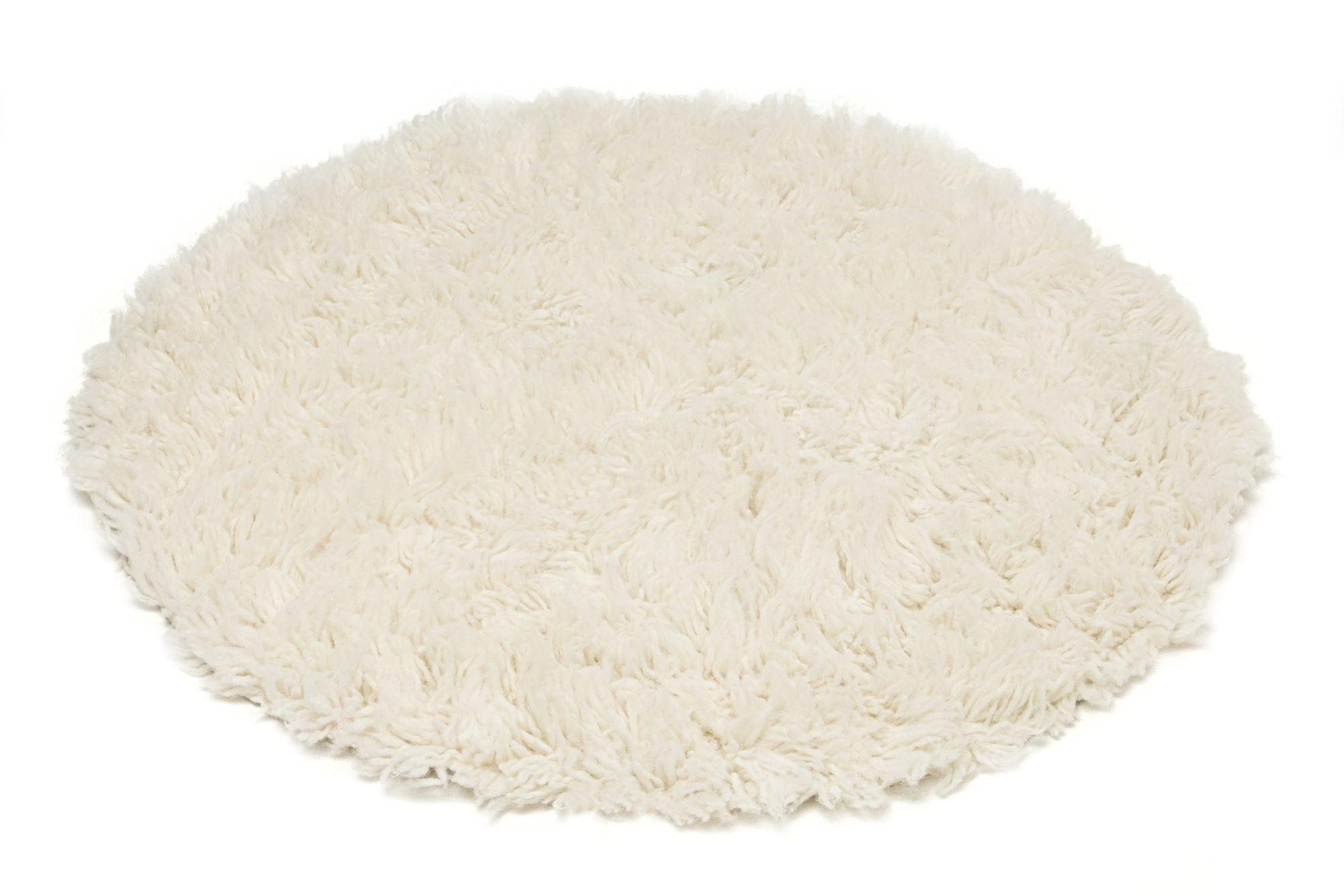 TEPPICH Super Flokati 1400 Naturwollshaggy 200x200 cm - Champagner, Textil (200/200cm) - Rug and Roll