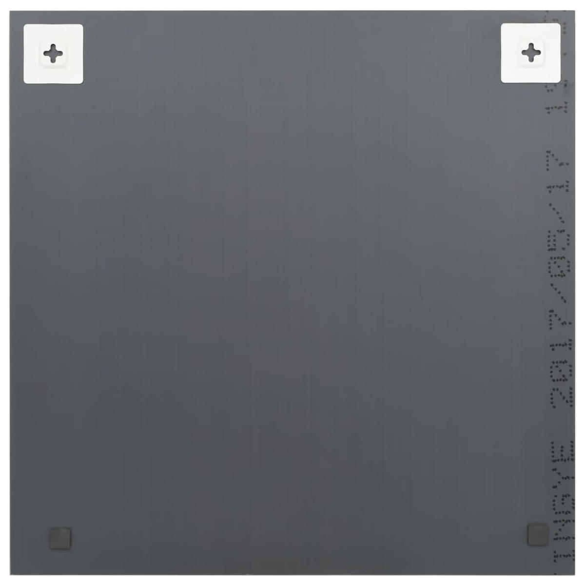 WANDSPIEGEL 2 Stk. 40x40 cm Quadratisch Glas - Silberfarben, Glas (40/0.5/40cm) - furnicato