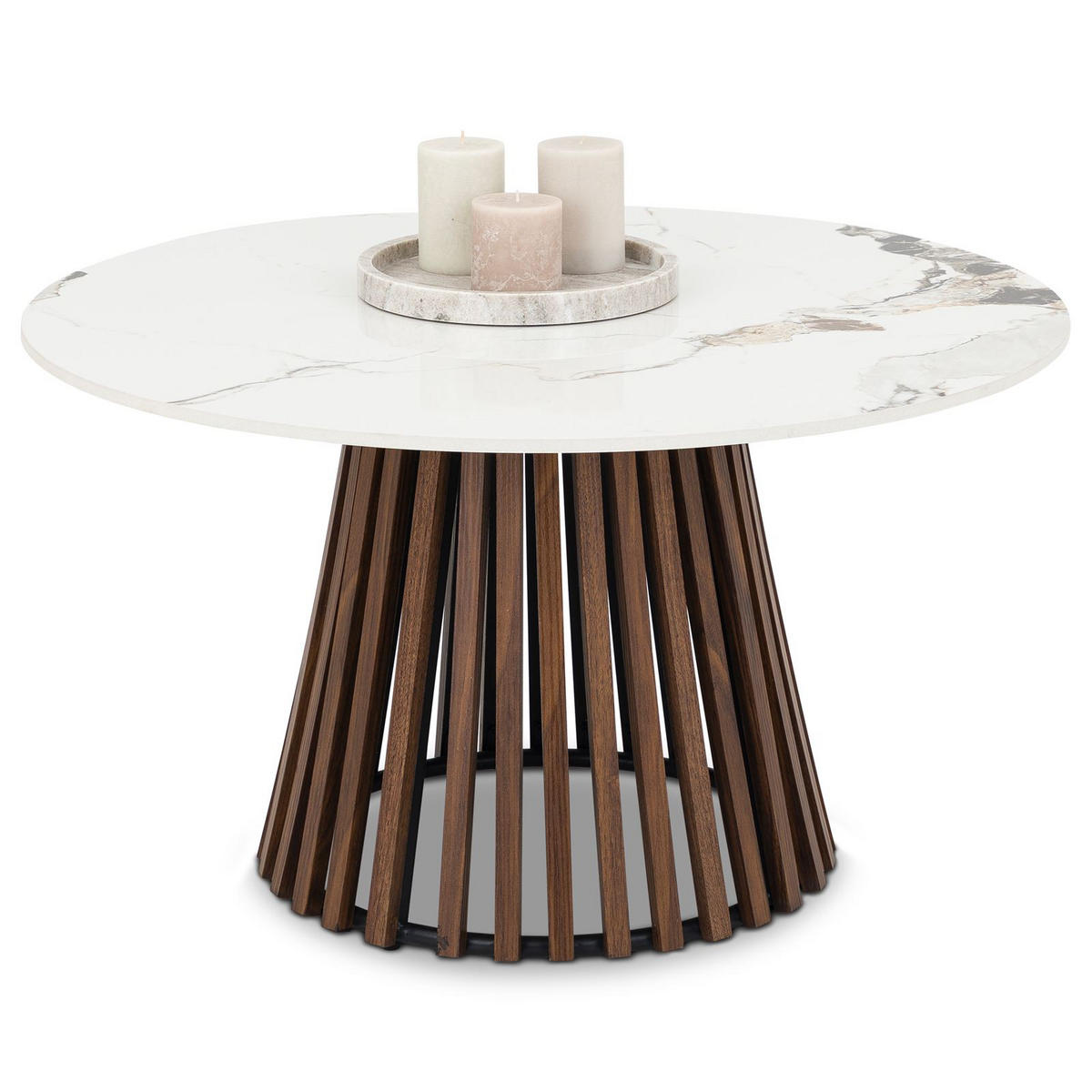 COUCHTISCH BERGA weiß - Weiß, Holzwerkstoff (80/80/45cm) - IDIMEX