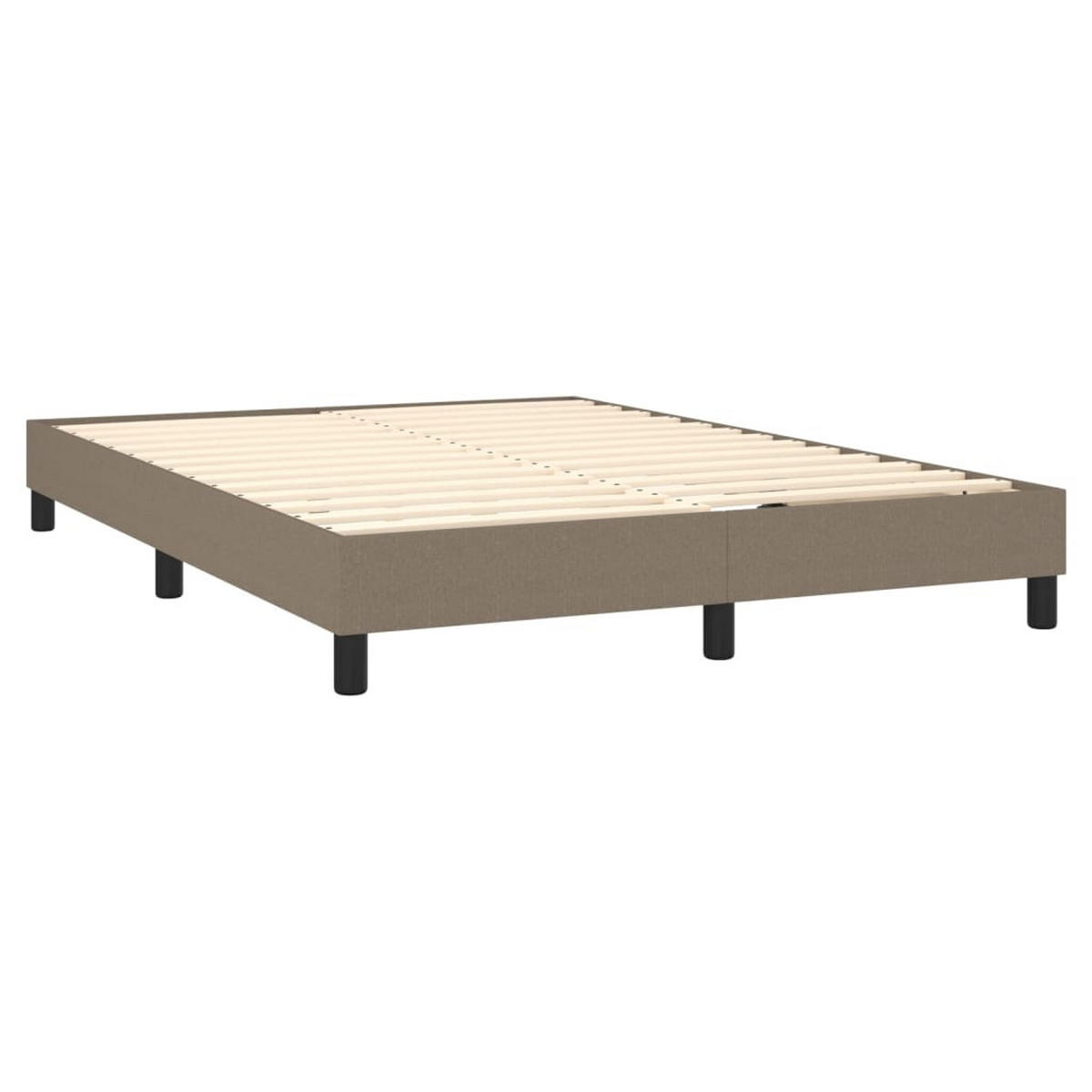 POLSTERBETT Quinlan 140/193 cm - Taupe, Holzwerkstoff (140/190cm) - Nettlife