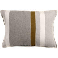 JACQUARD-KISSEN Vivaraise - Recycelter Stoff PERLE, 40 x 65 cm - Beige, Textil (40/65cm) - Vivaraise