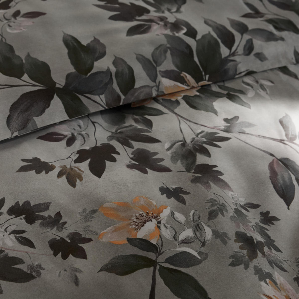 BETTWÄSCHE Kasna - Grau, Textil (200/220cm) - home&you
