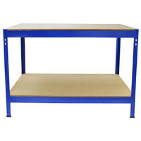 WERKBANK Q-Rax 100 cm - Blau - Blau, Metall (100/90/60cm) - Monstershop