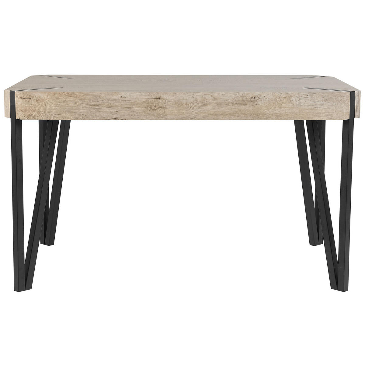 ESSTISCH 130/80/75 cm Rechteckig Cambell - Hellbraun, Holzwerkstoff (130/80/75cm) - Beliani