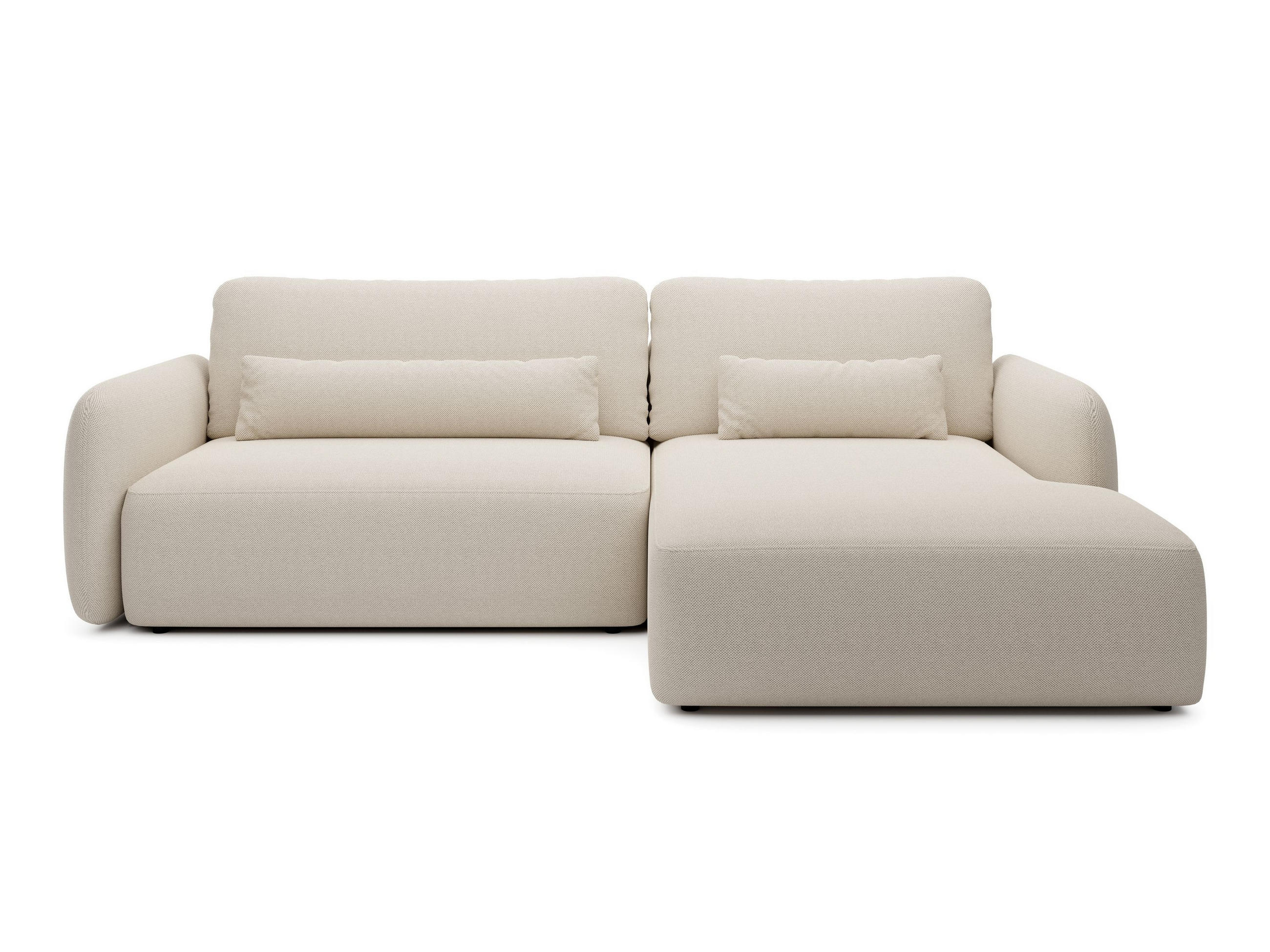 Masseno Ecksofa Beige 243x163 cm