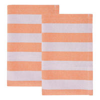 KÜCHENTUCH (2er-Set) Little Italy - Orange/Weiß, Textil (50/66cm) - Butlers