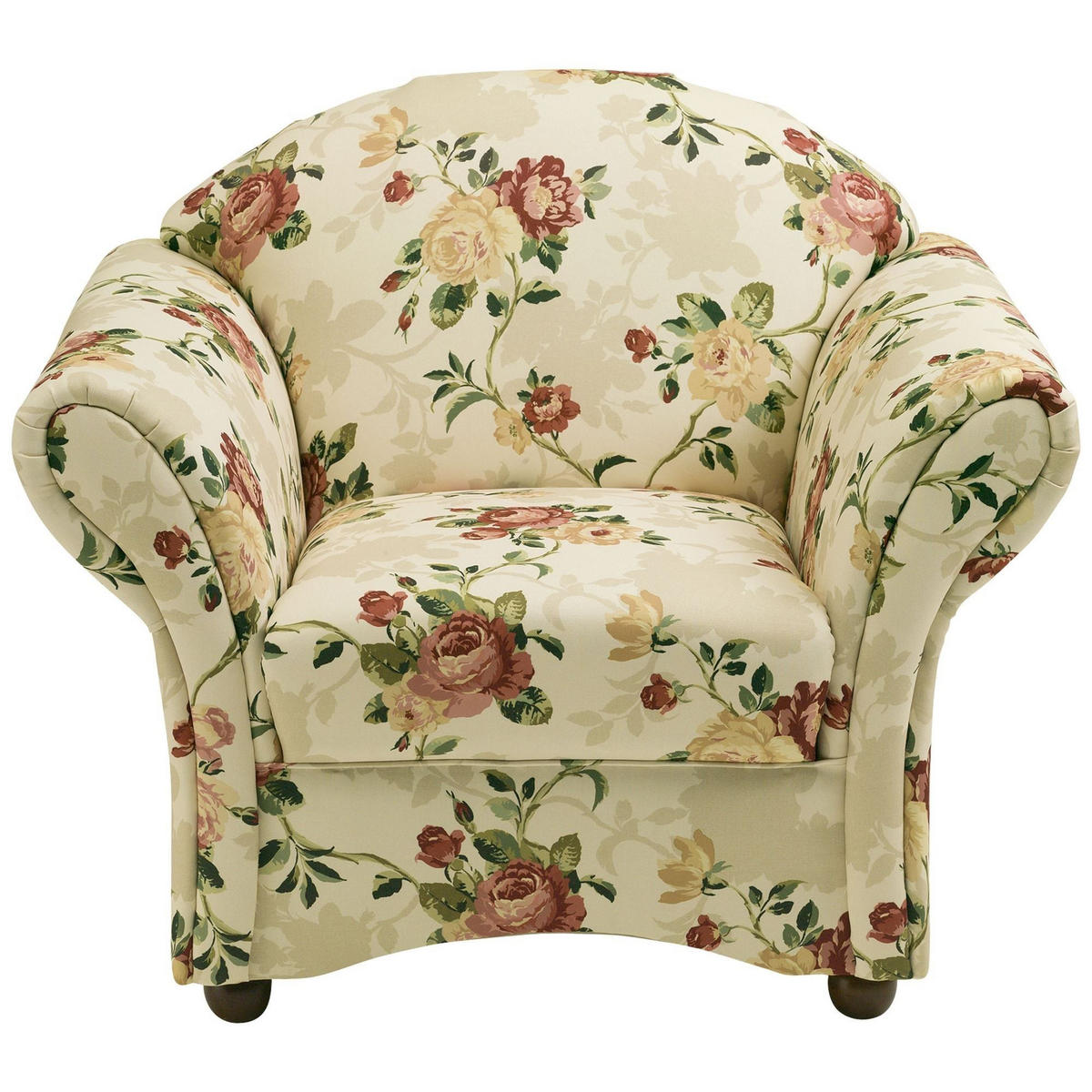 SESSEL Kama Bezug Flachgewebe Buche nussbaum dunkel / multi - Blaugrau, Kunststoff (96/85/81cm) - 58aufmkessel
