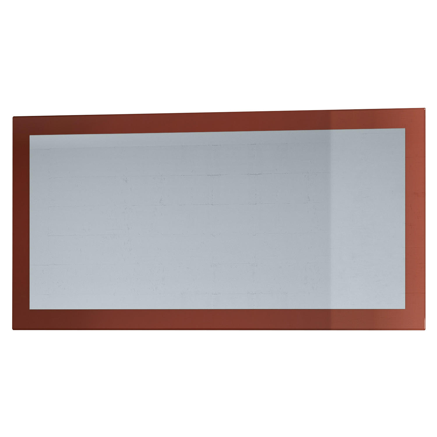 SPIEGEL Lima Bordeaux Hochglanz - Bordeaux, Holzwerkstoff (110/52/2cm) - Vladon