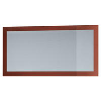 SPIEGEL Lima Bordeaux Hochglanz - Bordeaux, Holzwerkstoff (110/52/2cm) - Vladon