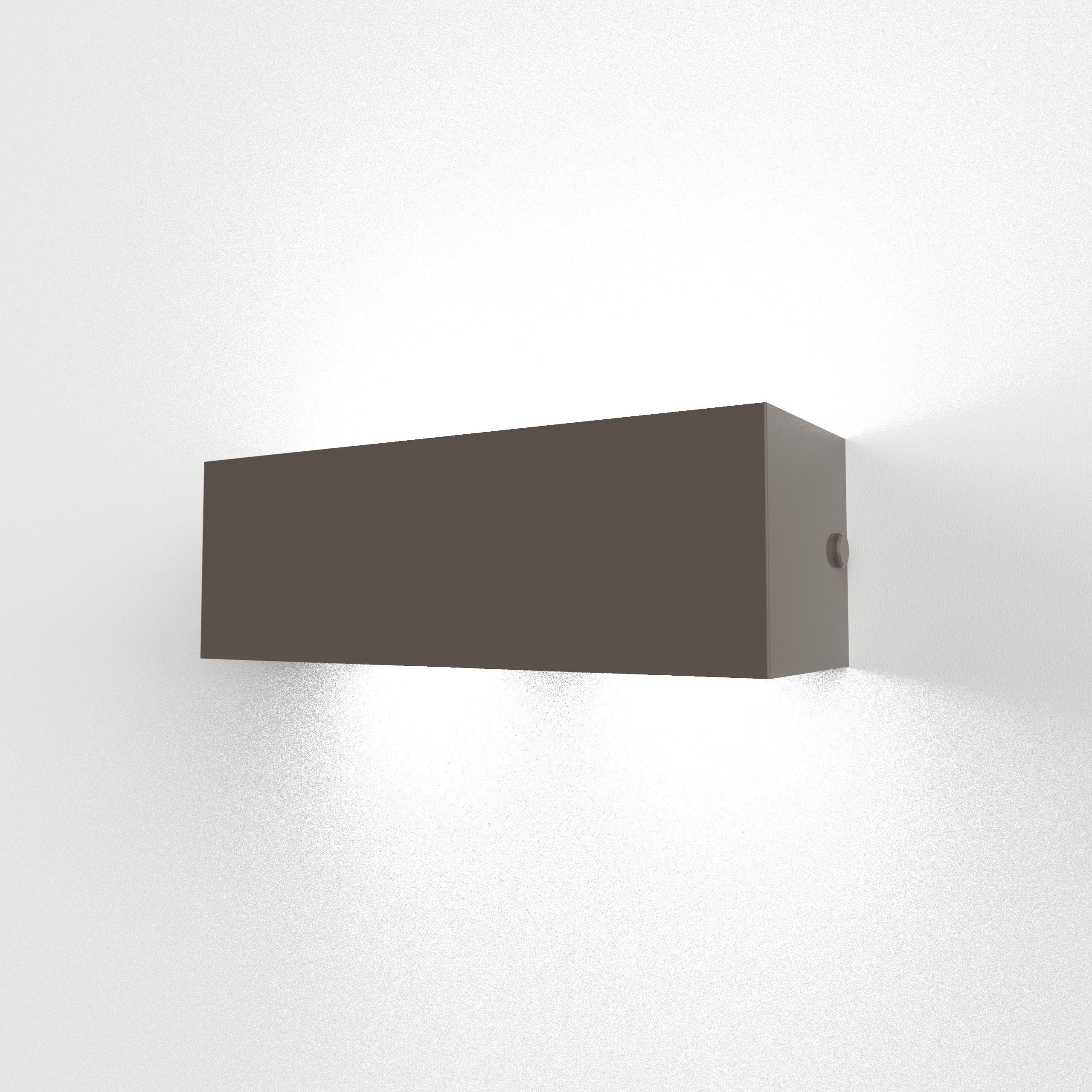 WANDLEUCHTE - Graubraun, Metall (30/10/10cm) - Lumicom