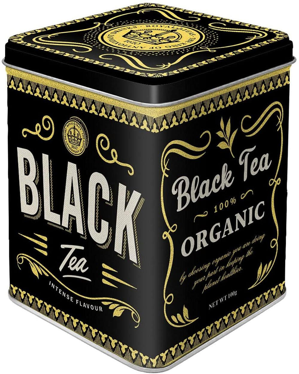 TEEDOSE Home & Country Black Tea - Multicolor, Metall (1/9.5cm) - Nostalgic-Art