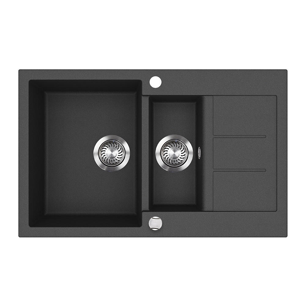 UMYVADLO Seattle Černá - černá, keramika (80/20/50cm) - Bergstroem