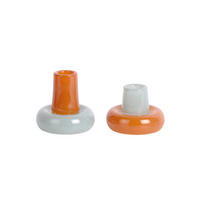 KERZENSTÄNDER Set Firenze - Blau/Orange - 8 cm - Orange, Glas (2/8/2cm) - Present Time