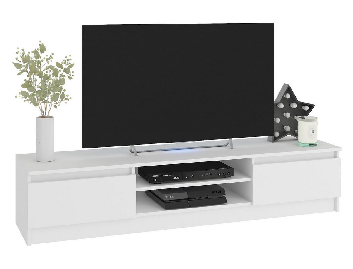 TV SKRINKA nízka - biela, kompozitné drevo (220/140/40cm) - RAUMHIRSCH FURNITURE