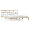 BETT Keener 146/195.5 cm - Braun, Holz (140/190cm) - Nettlife