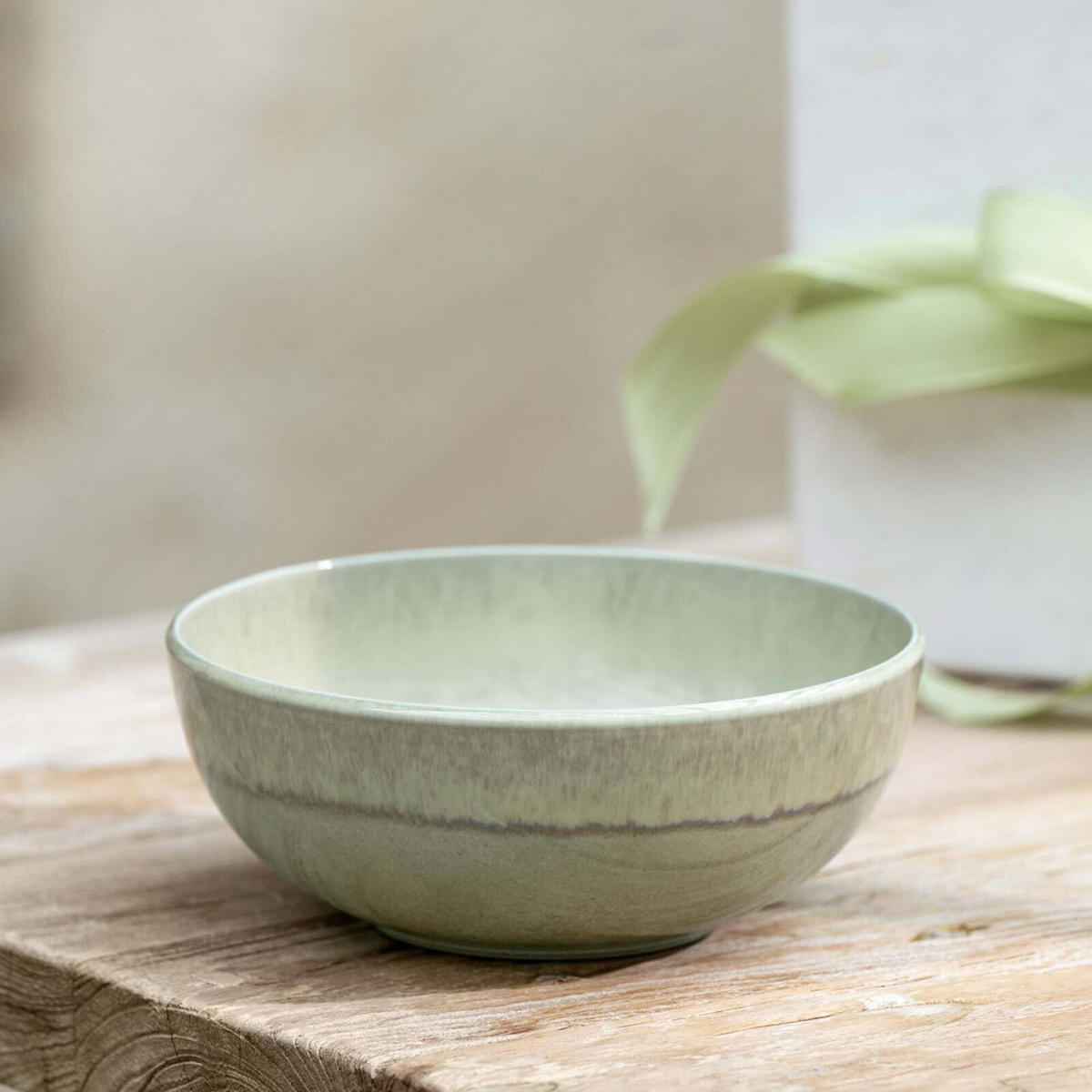 SCHÜSSELN Perlemor Alga grün ø 16,9 cm 4er Set - Grün, Keramik (16.9cm) - like.Villeroy & Boch