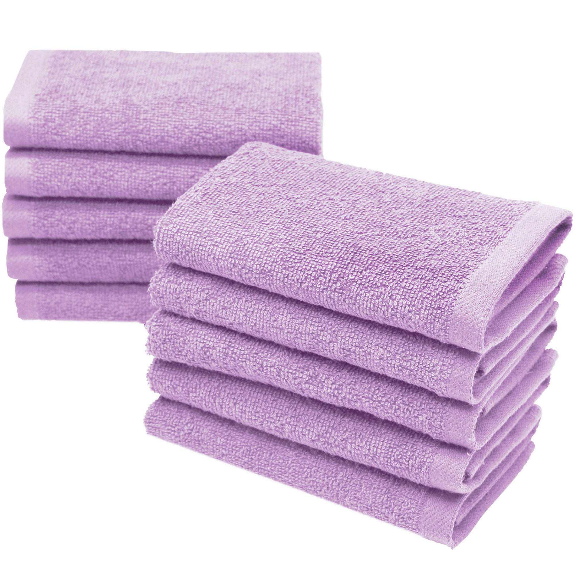 SEIFTÜCHER, 10er-Set, 30x30 cm, 100% Baumwolle, Lila - Flieder, Textil (30/30cm) - Zollner