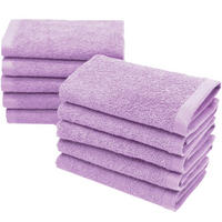 SEIFTÜCHER, 10er-Set, 30x30 cm, 100% Baumwolle, Lila - Flieder, Textil (30/30cm) - Zollner