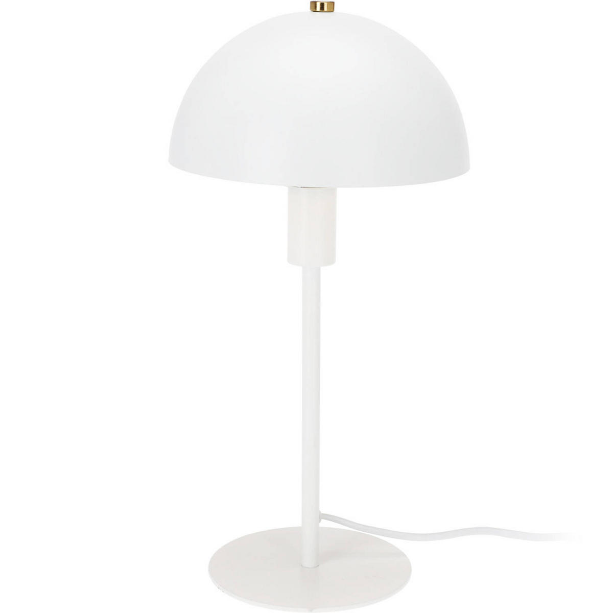 TISCHLAMPE Metall 18/36 cm - Weiß, Metall (18/18/36cm) - Home Styling Collection