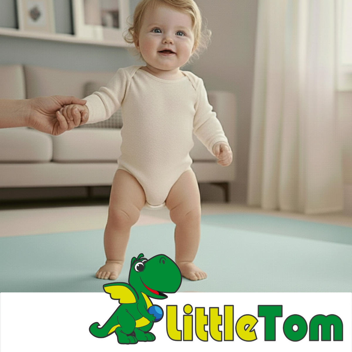 SPIELMATTE ab Null - 90 cm Baby Puzzlematte Mint - Mintgrün, Kunststoff (30/30cm) - Littletom
