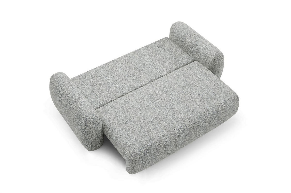 SCHLAFSOFA Gaston - Grau, Holzwerkstoff/Textil (266/95/110cm) - Fun Möbel