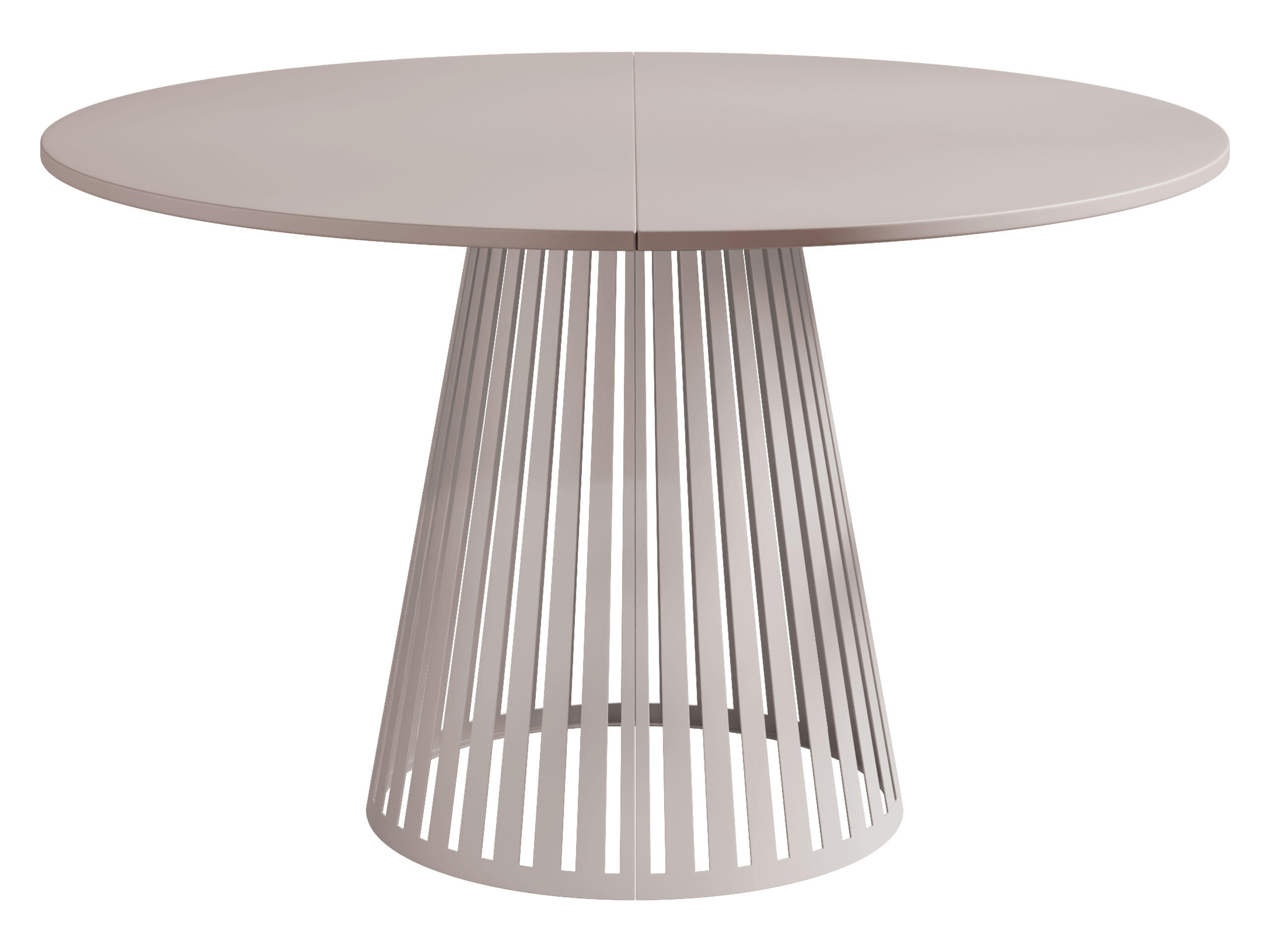 ESSTISCH ausziehbar Cone Cashmere 100 - Kaschmir, Holzwerkstoff/Metall (100/100/76cm) - MIRJAN24