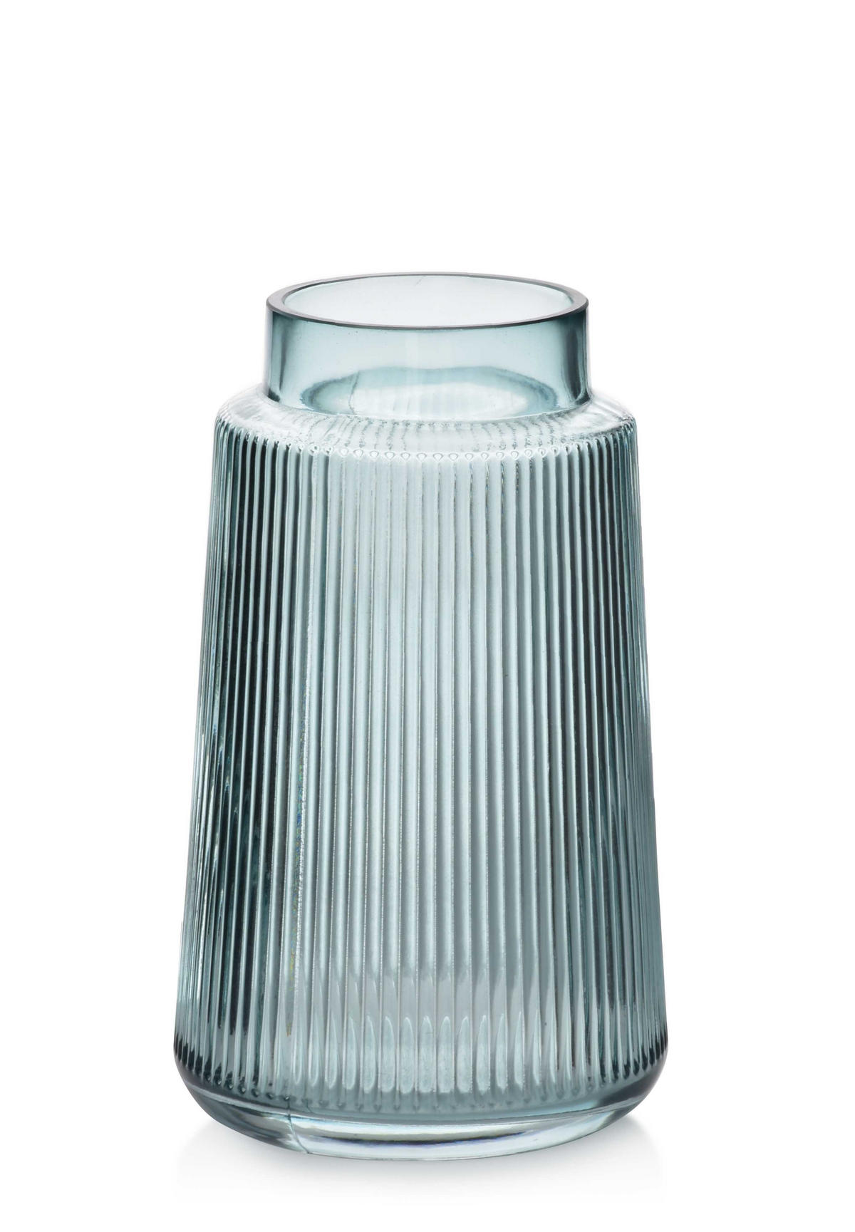 VASE Serenite Transparent 12.5/12.5/20 cm Glas - Transparent, Glas (20cm) - Mondex