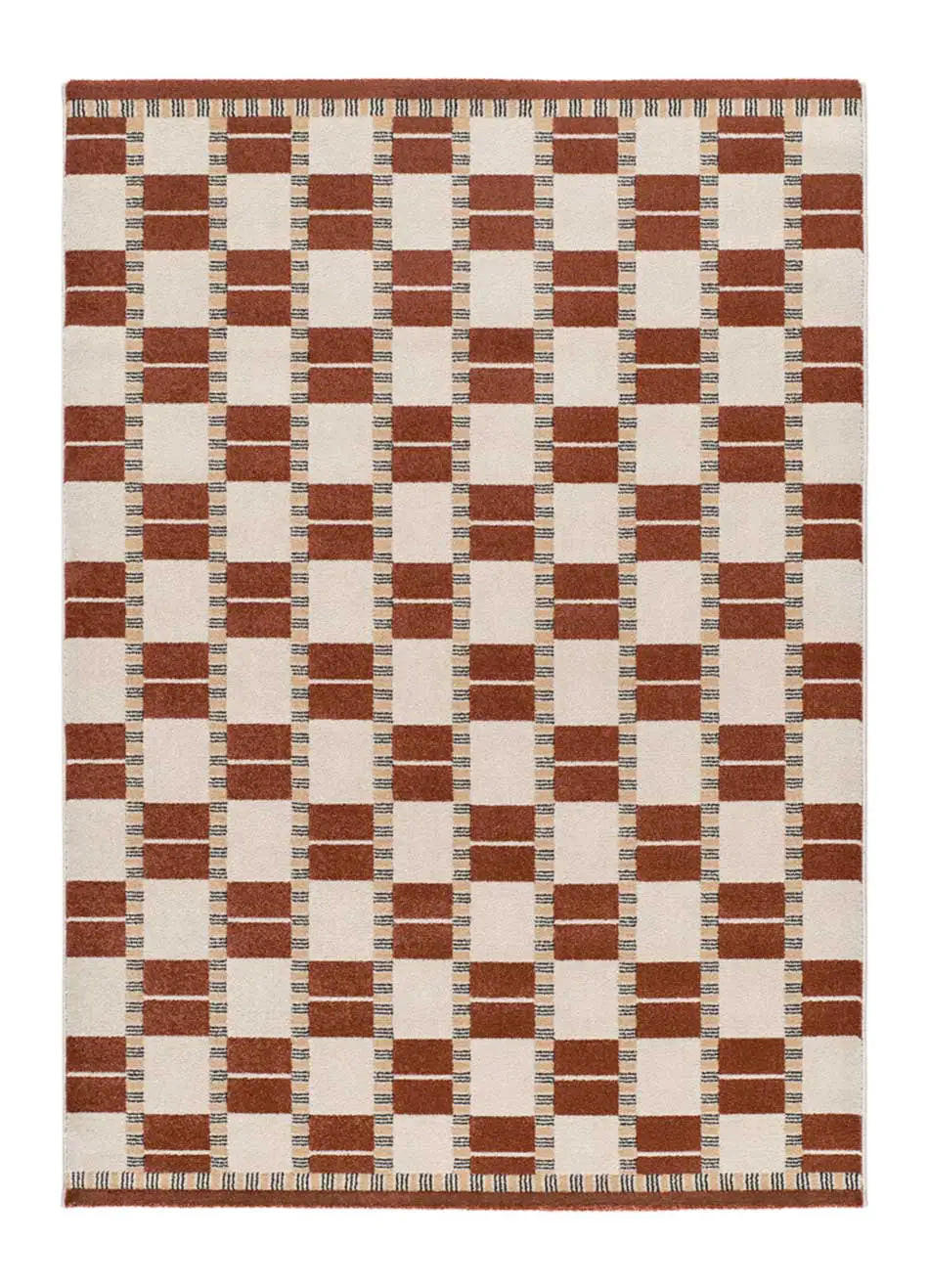 Atticgo Kurzflorteppich Kupfer, Beige 200x290 cm